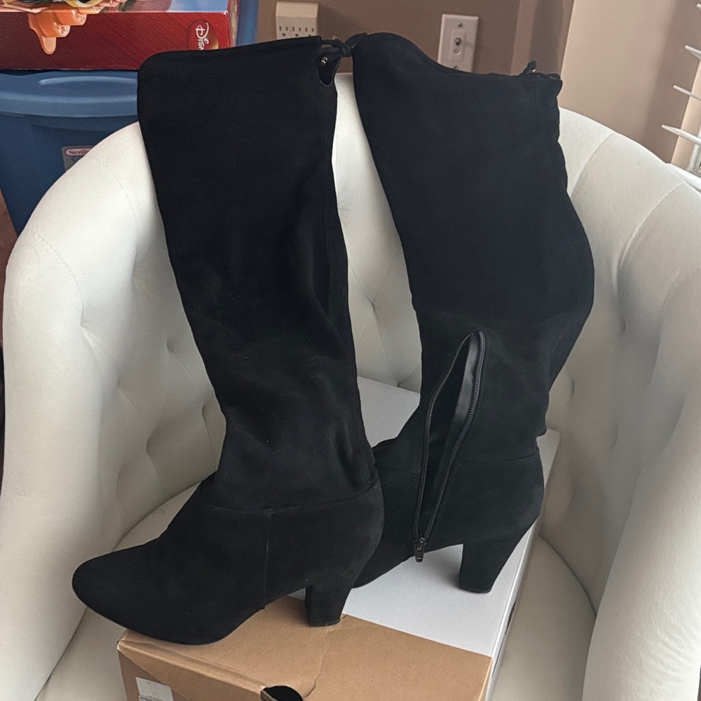 Call It Spring Black Heeled Boots
